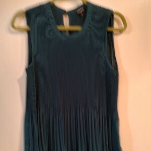 BNNU Deep Teal Pleated Top
